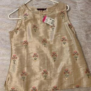 Silk shirt from India NWT size medium